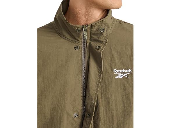 Reebok Men (M) Ri Utility Woven Jacket Army Green