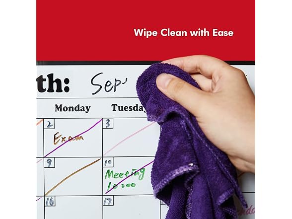 Fridge Calendar Magnetic Dry Erase Calendar Whiteboard