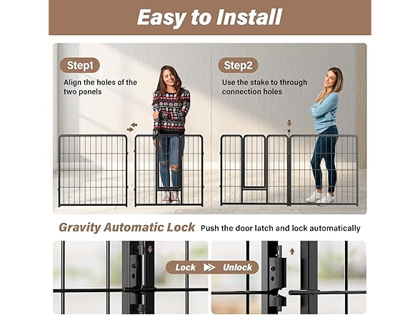 YSSOA Dog Playpen Indoor, Puppy Playpen