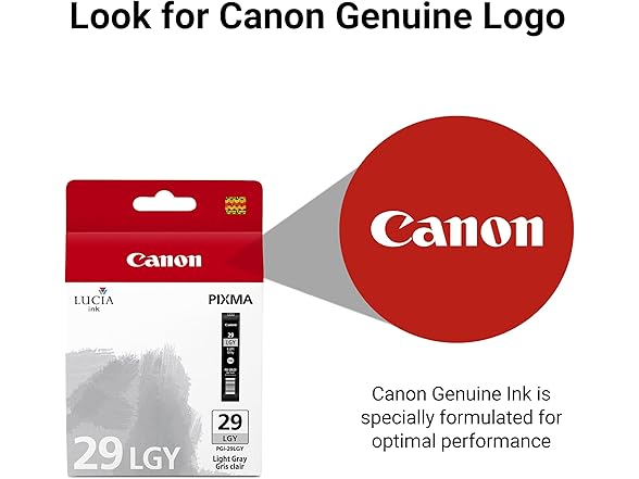 Canon PGI-29 Genuine Light Gray Ink Tank