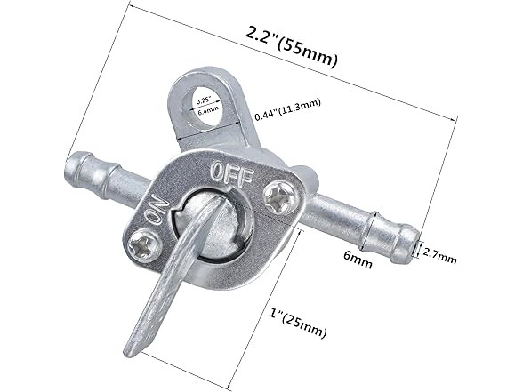 1/4 Gas Fuel Line Kit Filters Clamps