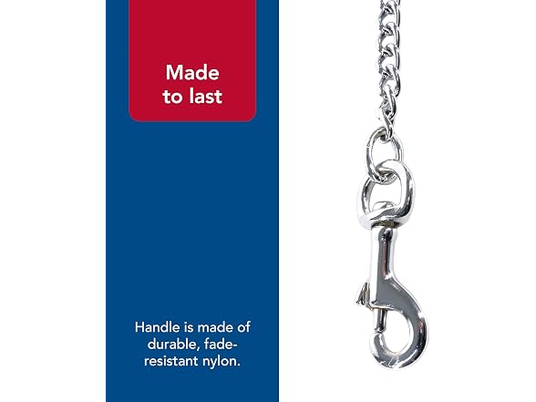 Coastal Pet Titan Chain Dog Leash with Comfo