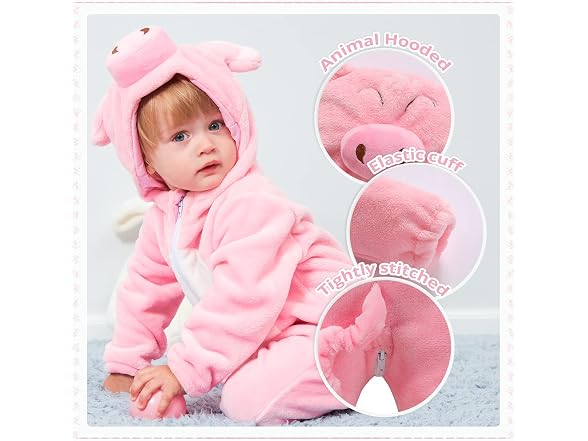 Michley (2-3T) Newborn Baby Winter Jumpsuit
