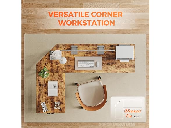 Mericonia L Shaped Computer Desk