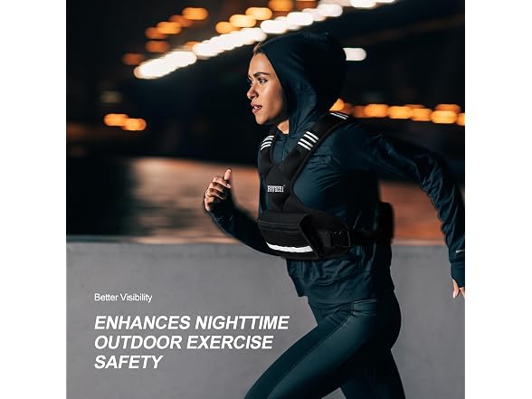 Feyachi Adjustable Weighted Vest - 12 lb