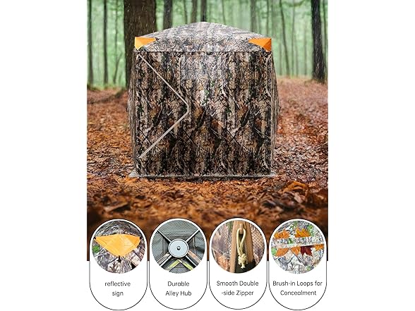 3-4 Person Outmax 270° Camouflage Hunting Blind