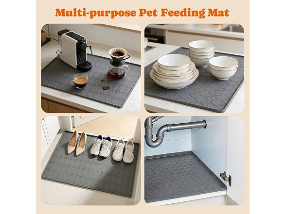 Pawtners 34" X 22" Waterproof Silicone Cat