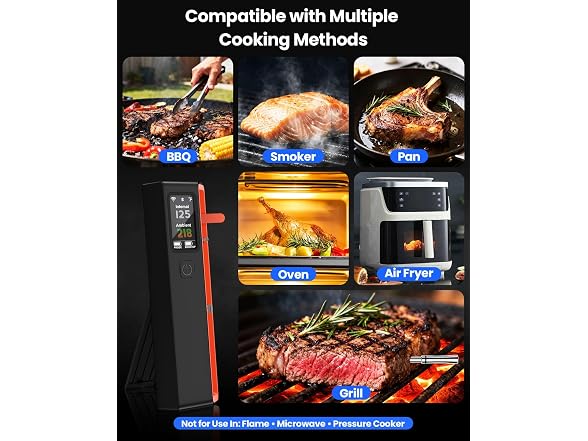 Prograce Wireless Meat Thermometer