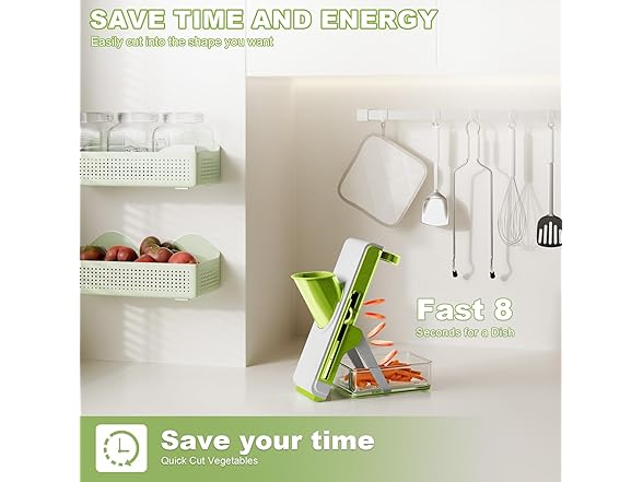 Eletronova Safe Mandoline Slicer for Kitchen