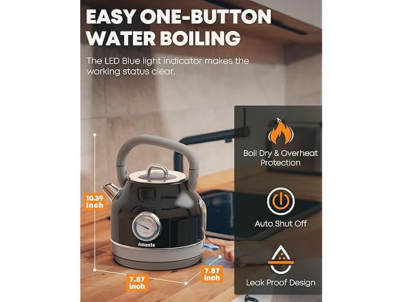 Amaste electric kettle