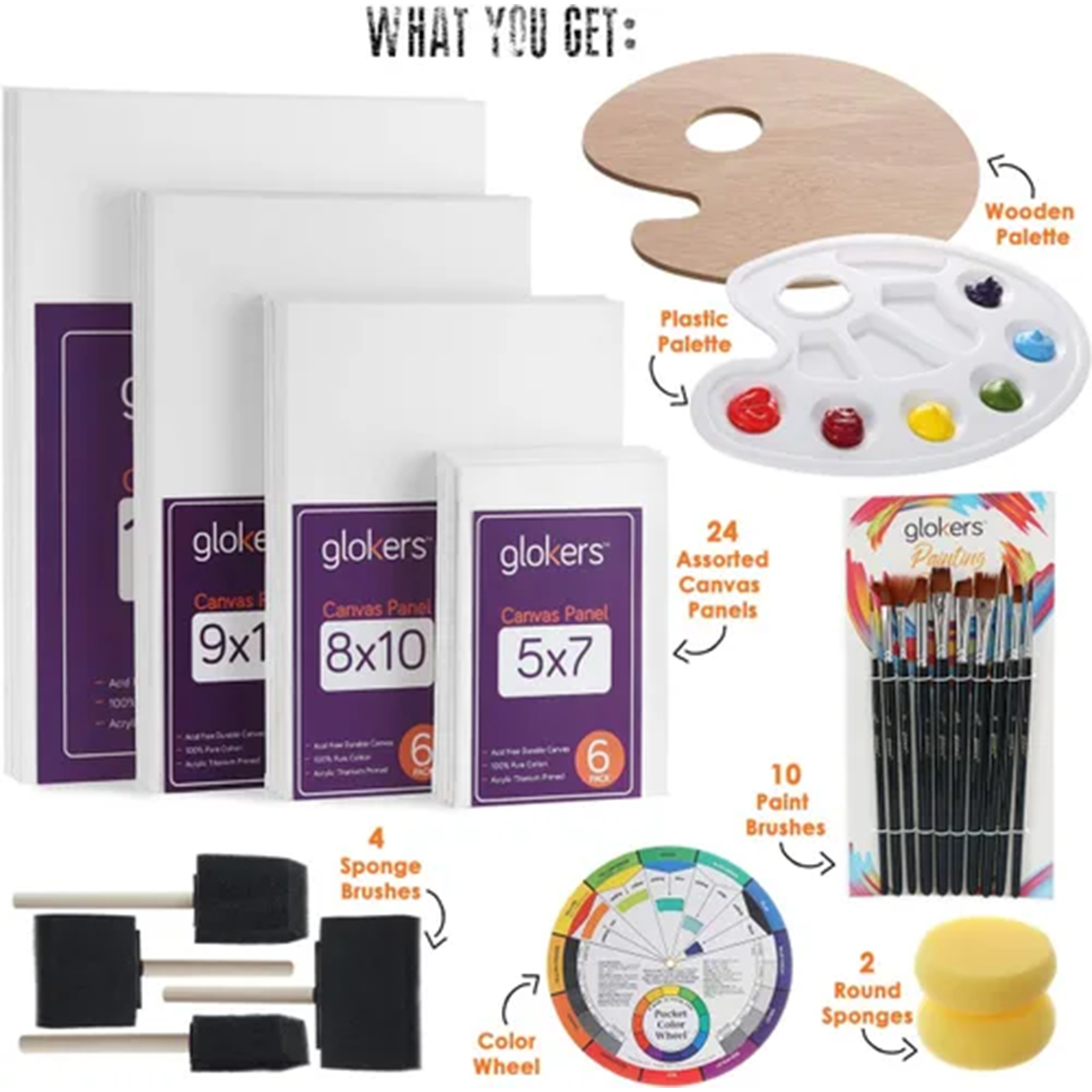 glokers Panels Kit Art Supplies Set - Gallery 9