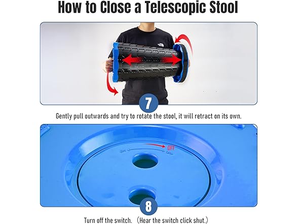 Doseno Upgraded Foldable Stool