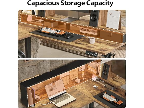 Agilestic Electric Desk with Storage
