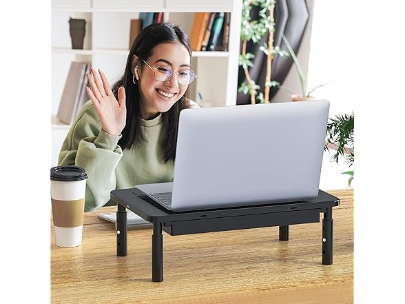 WALI Computer Monitor Stand with Storage