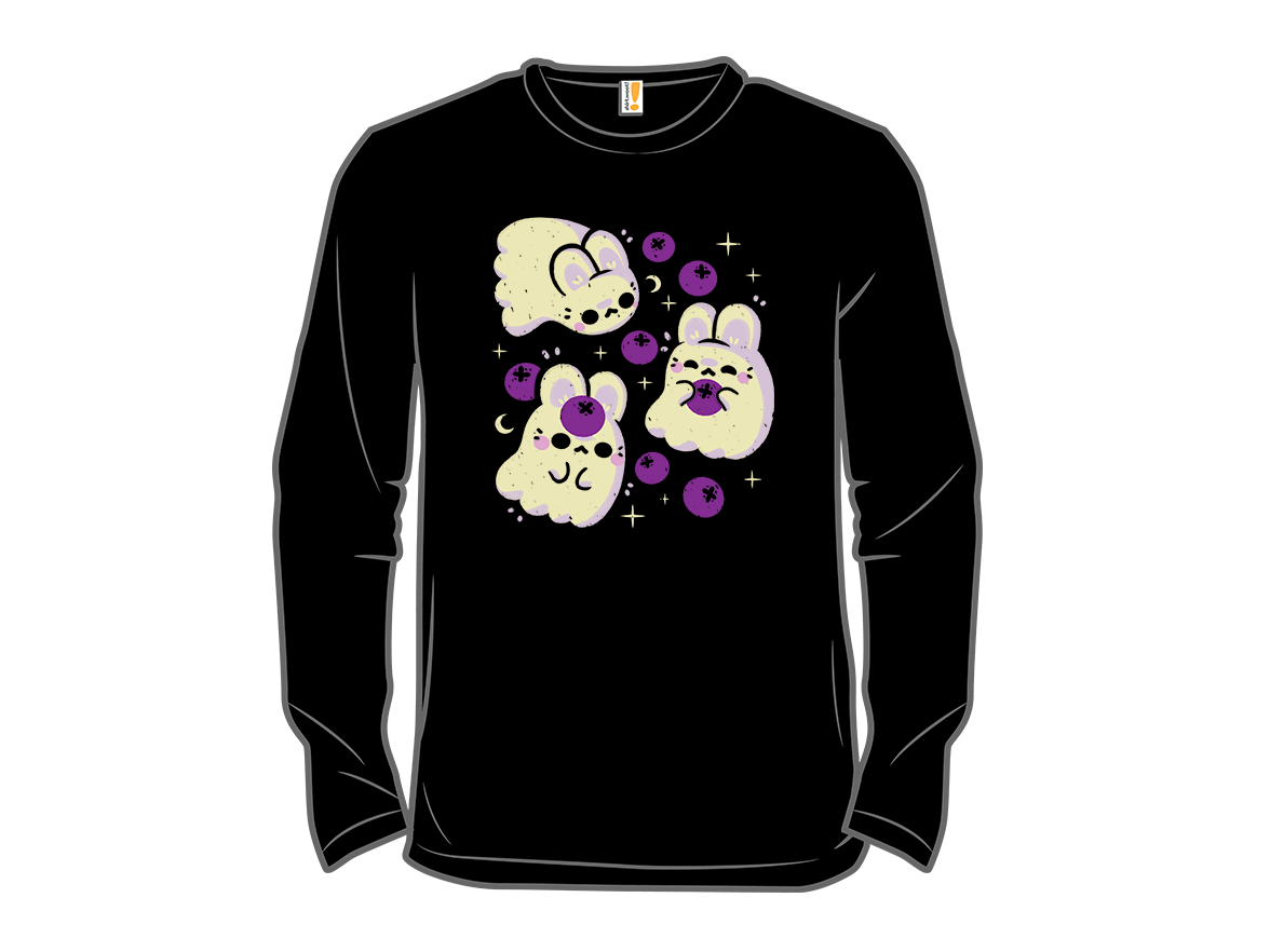 Cute Bunny Ghosts and Blueberries - Gallery 13