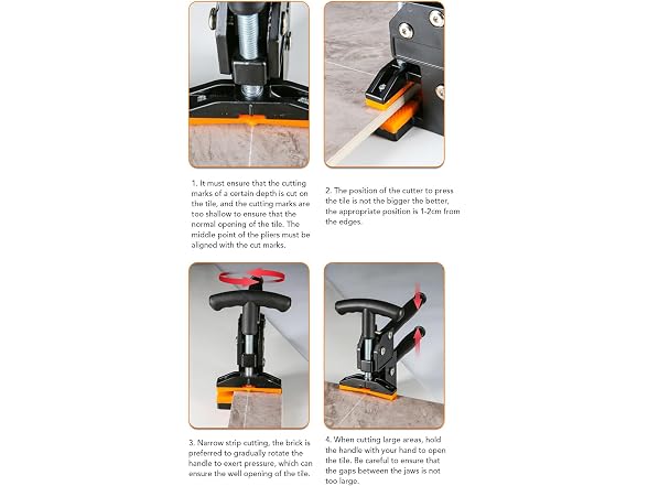 SASKATE CON-49 Tile Breaking Pliers