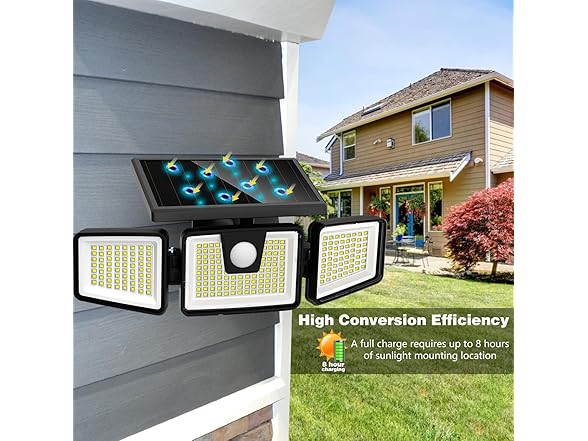 AmeriTop 2 Pack Solar Outdoor Lights