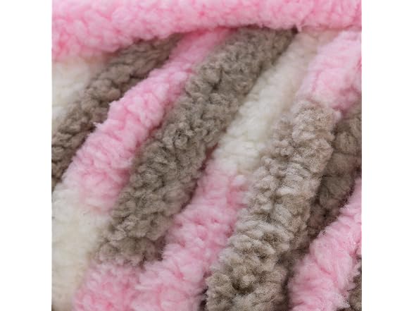 Bernat Baby Blanket Yarn for Crocheting Soft, Little Petunias