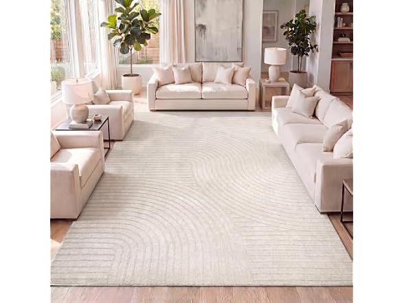 JONATHAN Y Hallie Outdoor Rug 3x5 Ivory