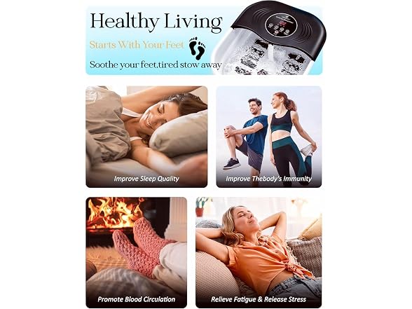 Collapsible Heated Foot Spa Bath