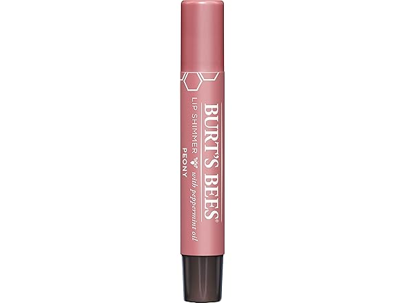 Burt's Bees, Lip Shimmer Peony, 0.09 Ounce