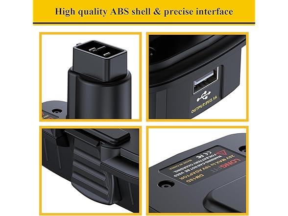 LONG FIT DM18D M18 & Dewalt 20V to 18V Tool Converter