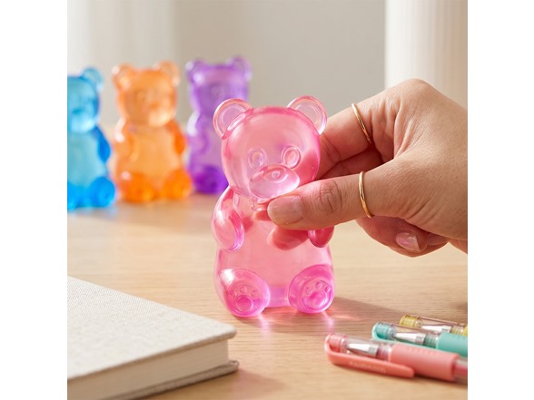 Twilight Squishy Sensory Toys Gummy Bear, 3PK