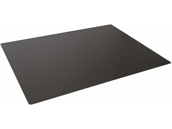Durable Contoured Desk Pad 26"x19" Black