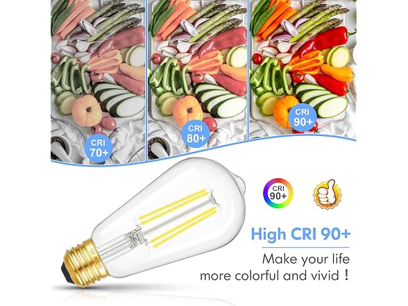 Kondras B0CHW8QMXN ST58 Vintage LED Bulbs 4-Pack