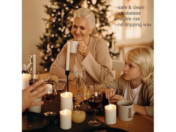 Softflame Flameless LED Candles with Remote
