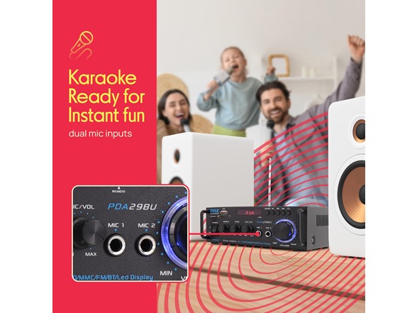 Pyle 200W Wireless Bluetooth Stereo