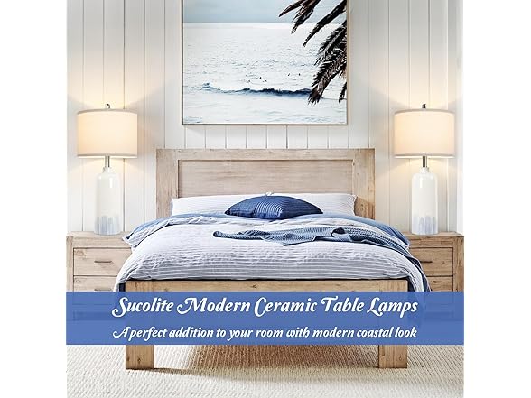 Sucolite 26" Ceramic Table Lamps Set of 2