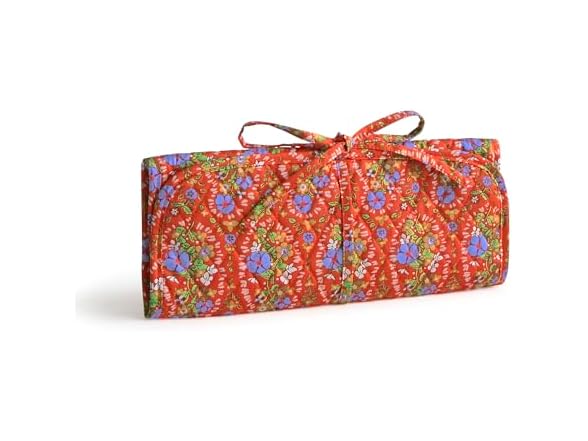 Vera Bradley Premium Cotton Hair Accessory Organizer, Garden Paisley