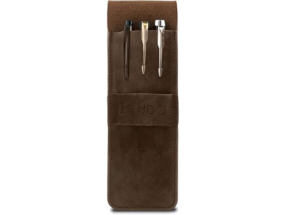 Leather Pen and Pencil Case