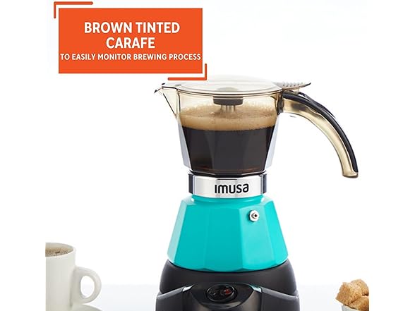 IMUSA 3 or 2cup Electric Espresso Maker,