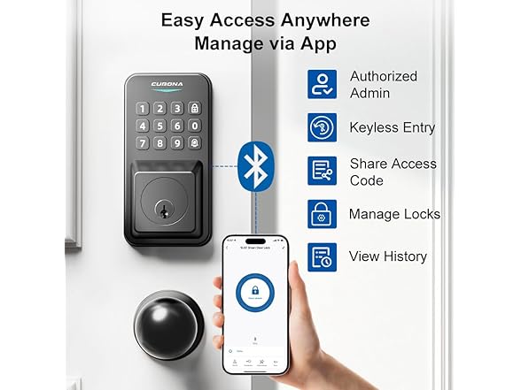 Cubona Keyless Entry Door Lock