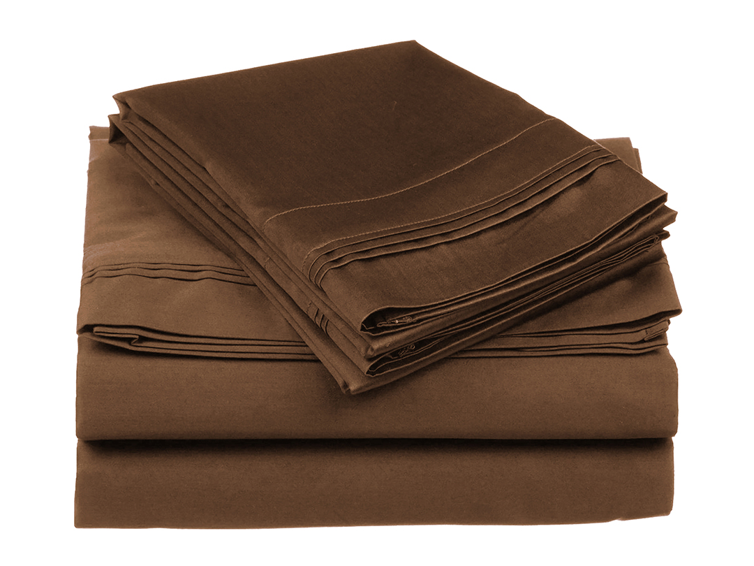 650 Thread Count Egyptian Cotton Solid Sheet Set - Gallery 29