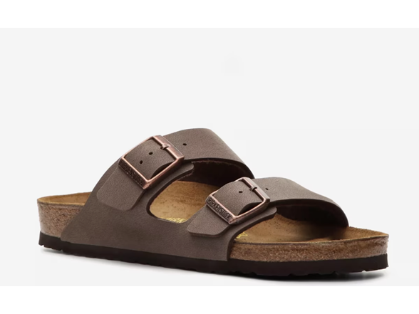 Birkenstock Arizona Birko-Flor Mocha Sandals (43 Narrow)