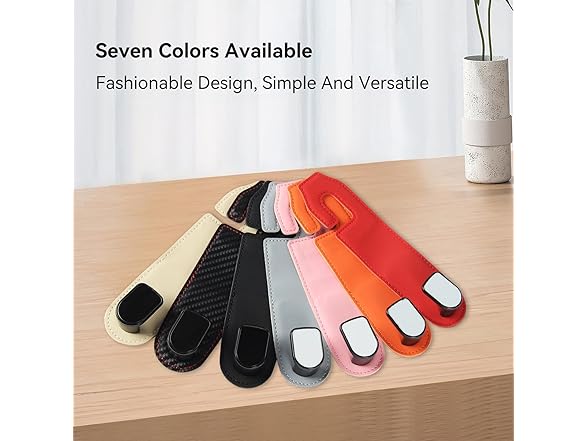 Gluebar Gluebar Car Purse Hook, Car Seat Leath