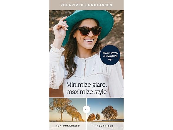 PeeperSpecs Women's Out Office Polarized Sunglasses