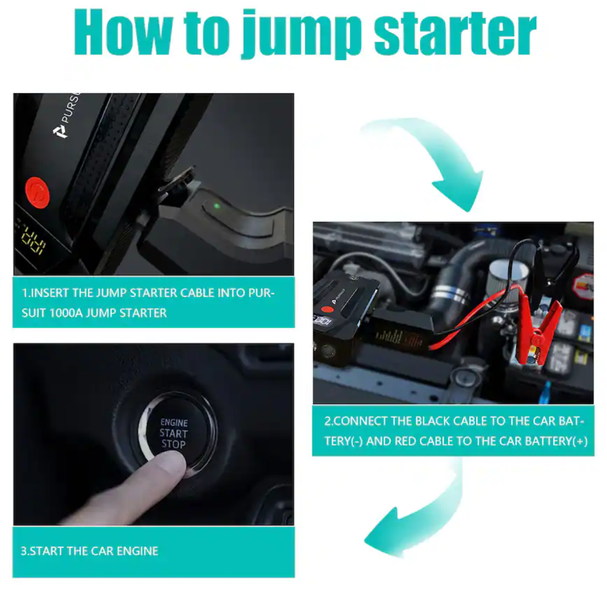 Pursuit 1000A Jump Starter & Power Bank - Gallery 12