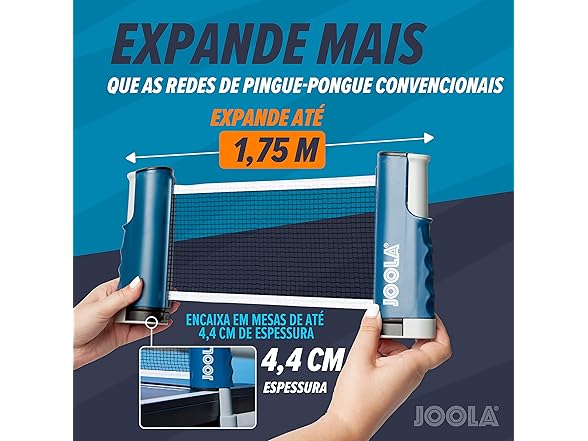 JOOLA Retractable Ping Pong Net for Any Table