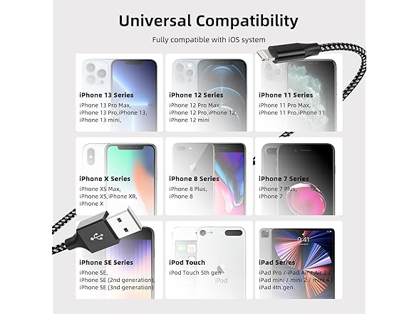 iPhone Charger Fast Charging Cord