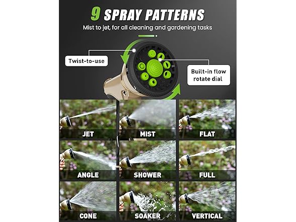 RAINPOINT Garden Hose Nozzle