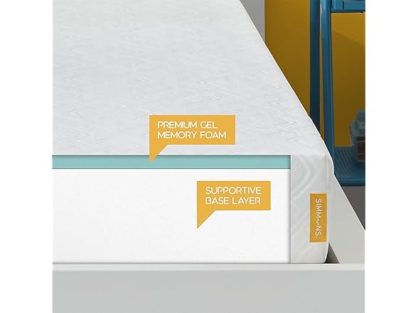 Simmons Gel Memory Foam Mattress 7" Full