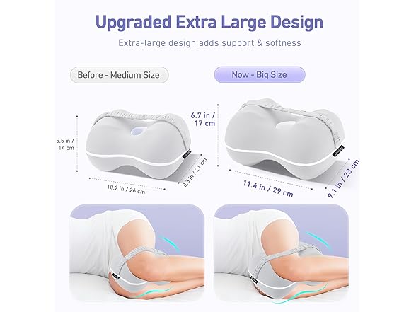 Knee Pillow for Side Sleepers