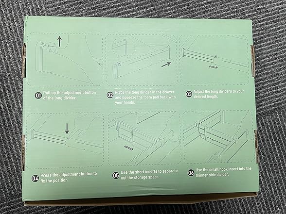 FUNIZE Expandable Drawer Dividers