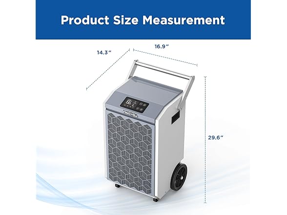 Moiswell 200 Pints Commercial Dehumidifier