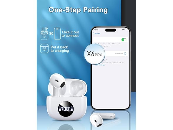 HIYDOO W0765 Wireless Earbuds Bluetooth