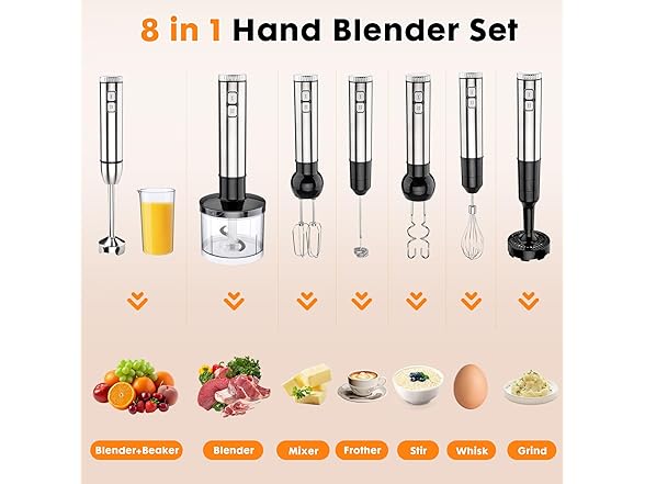 Immersion 8 in 1 Hand Blender